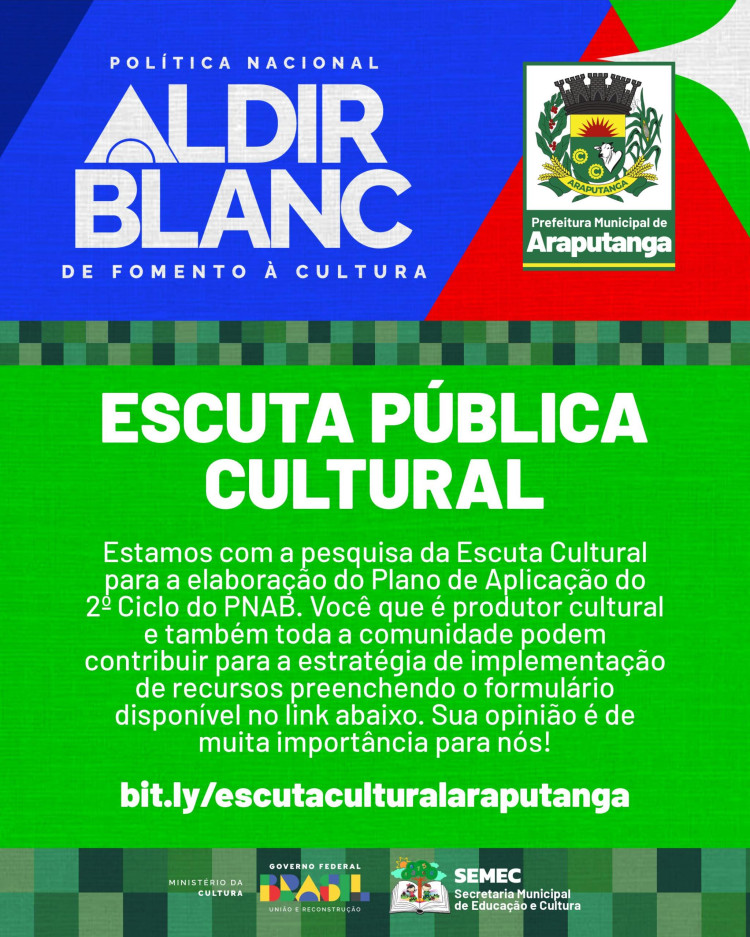 ESCUTA CULTURAL ON-LINE | Lei Aldir Blanc 2025